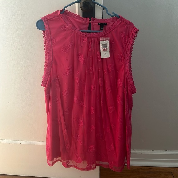 Pineapple Tank top 2X 18-20 NEW - Picture 4 of 6